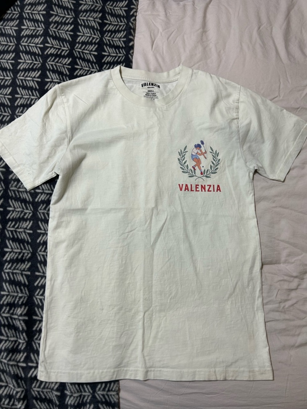 Cream Short-Sleeve Graphic Tee